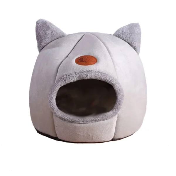 Deep Sleep Comfort In Winter Cat Bed IittleTent Cozy Cave Nest Indoor Cama Gato 4