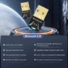 USB Bluetooth Adapter for Pc Bluetooth 5.4/ 5.3/ 5.1/ 5.0 Dongle 5