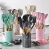 12PCS Silicone Kitchenware Non-Stick Cookware Kitchen Utensils 2