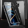 360°Full Protection Metal Magnetic Phone Case For IPhone 3