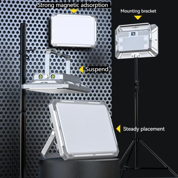 LED Camping Tent Light Rechargeable Searchlight 4