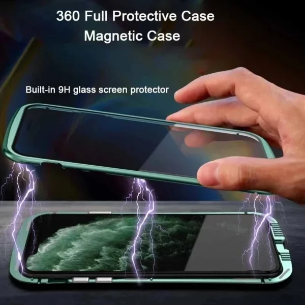 360°Full Protection Metal Magnetic Phone Case For IPhone 5