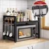 Expandable 42-64cm Microwave Shelf Organizer 1