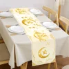 Moon Polyester Tablecloth Eid Mubarak Decor 6