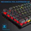 USB Wired Keyboard RGB Colour Gaming Keyboard Mechanical 6