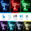 3D Dinosaur Night Light USB Acrylic 2