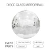 Thrisdar 10/20/30CM Mirror Glass Ball Reflective Disco DJ Silver Ball 4