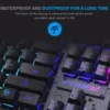 USB Wired Keyboard RGB Colour Gaming Keyboard Mechanical 2