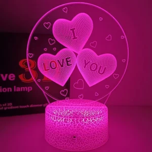 Romantic Night light USB Led Heart-Shaped I Love You 7