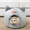 Deep Sleep Comfort In Winter Cat Bed IittleTent Cozy Cave Nest Indoor Cama Gato 2