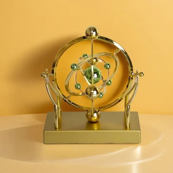 Celestial Orbit Pendulum Perpetual Motion Machine, Kinetic Art Desk Decor 4