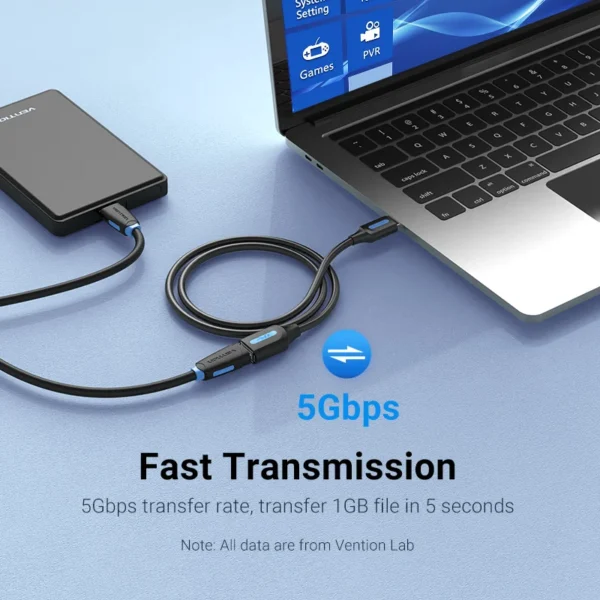 Vention USB 3.0 Extension Cable USB 3.0 2.0 Cable Extender Data Cord 2