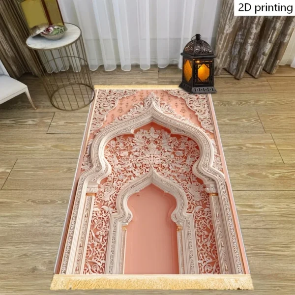 VIKAMA Muslim Prayer Mat Foldable Rug 4