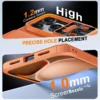 With Card Holder Sliding Camera Cover And Stand For iPhone 17 Pro/17 Pro Max Phone Case, Anti-Fall PC+TPU Wallet Case-Orange 2