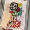 Retro Fruit Pattern Phone Case For iPhone 17 Pro Max 16 15 14 13 12 11 Pro Max 16e X XR XS Max 15 14 Plus Shockproof Soft Cover 4
