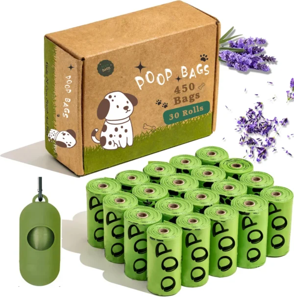 EPI Biodegradable Dog Poop Bags Lavender Scented 1