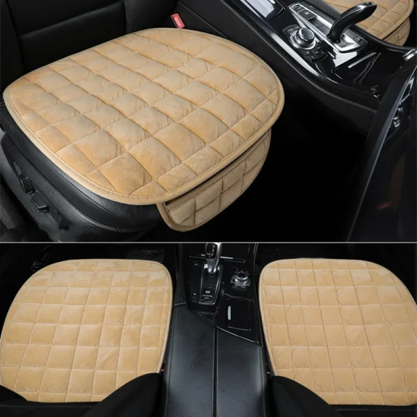 Universal Winter Warm Car Seat Cover Cushion Anti-slip Front 2