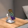 Bonola Magnetic 3 in 1 Wireless Charger for iPhone 17/16/15/13/14/12 30W 4