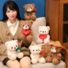 15/25cm Sitting Cartoon Bear Plush Toy Stuffed Valentine's Day 2