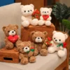 15/25cm Sitting Cartoon Bear Plush Toy Stuffed Valentine's Day 6
