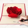 3D Pop-Up Happy Birthday Rose Card - Perfect for Anniversaries, Mother's Day, Weddings 6