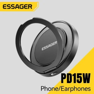 Essager Magnetic Wireless Charger With Holder 15W Fast Charging 1