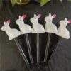 5-Pack Solar-Powered Rabbit Easter Bunny Outdoor LED Lights Garden Decorations 4