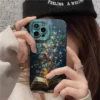 For iPhone 17 16 15 14 13 12 11 Pro Max Case Cute Butterfly Cat Bookshelf Design Cover For iPhone XS Max XR X 7 8 Plus 16E Funda 4