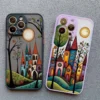 Painted Forest House Phone Case For iphone 17 16 15 14 Pro Max Cases Plus 11 13 12 Pro Max Mini X XR XS Shockproof Back Cover 3