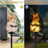 Solar Courtyard Lamp Resin Rabbit Hedgehog Luminous LED Lawn Lights 2