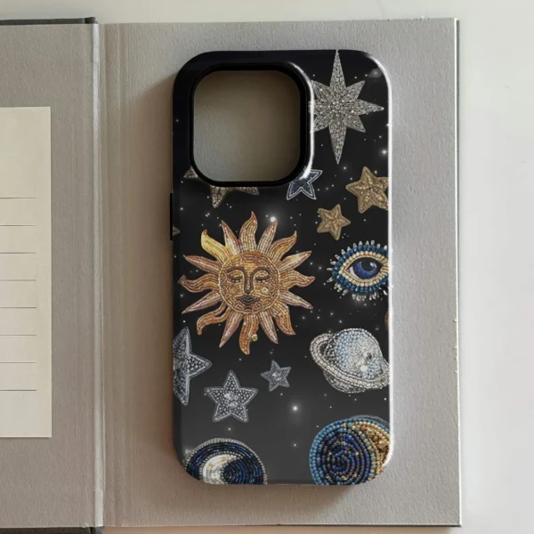 luxury Ins Ravyn Phone Case for iPhone 17 16 15 14 13 12 11 X XS XR XSMAX 7 8 Air Pro Max Plus Luxury Double-layer Back Cover 4