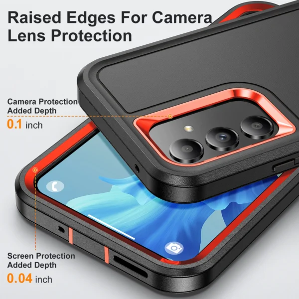 Fall Protection Hard Armor Case for Samsung Galaxy S26 Ultra S25 FE A17 A56 5G A36 A16 A54 A14 A53 A13 A15 S23 FE S24 S22 Plus 5