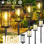LED Solar Lights for Garden Yard Driveway - Automatic Pathway Lighting 1