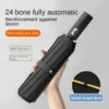 24 Bones 106cm Automatic Umbrella for Men and Women Outside Large Folding Rain 1
