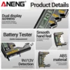 Universal Battery Tester ANENG BT173 Battery Detector Test C D AA AAA N 9V Cell Button Meter Visual Display Testing Tester Tools 4
