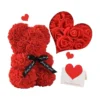 Artificial Flower Eternal Rose Teddy Bear for Mom Mother's Day Birthday Valentine's Day Anniversary Gifts &Artificial Room Decor 5