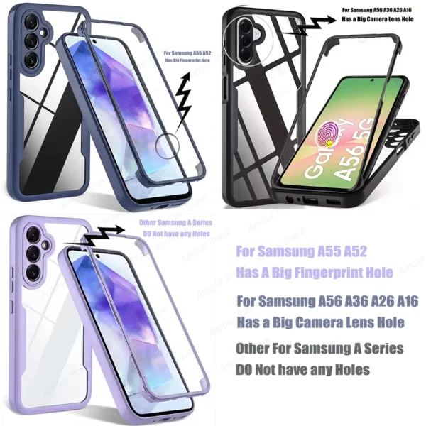 Phone Case For Samsung Galaxy A57 A56 A54 A37 A36 A55 A17 A16 A15 A35 A25 A53 A51 A34 A33 A32 A24 A14 2