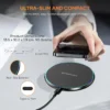 LED Fast Wireless Charging Stand Universal Charger Dock Pad for iPhone 17 16 15-8 Series Samsung S24/S23/S22/S21 Xiaomi Huawei 2