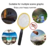 Electric Fly Insect Bug Zapper Bat Handheld Insect Fly Swatter Racket Portable Mosquitos Killer Pest Control For Bedroom Insects 3