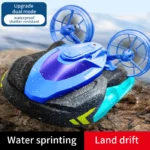 New S10 Water and Land 2 IN 1 Remote Control Drift Car Hovercraft Deformation Multifunctional RC Hovercraft Boat Car Kid RC Toy 1