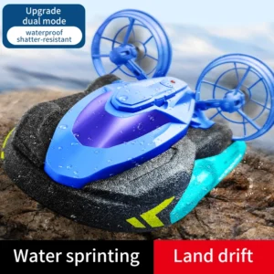 New S10 Water and Land 2 IN 1 Remote Control Drift Car Hovercraft Deformation Multifunctional RC Hovercraft Boat Car Kid RC Toy 1