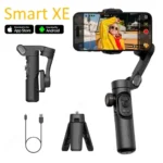 Folding Handheld Gimbal Smart XE 3-Axis Phone Gimbal Stabilizer With Focus Wheel for iOS Android iPhone 16-12 Vlog Stabilizer 1