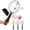 Electric Fly Insect Bug Zapper Bat Handheld Insect Fly Swatter Racket Portable Mosquitos Killer Pest Control For Bedroom Insects 2