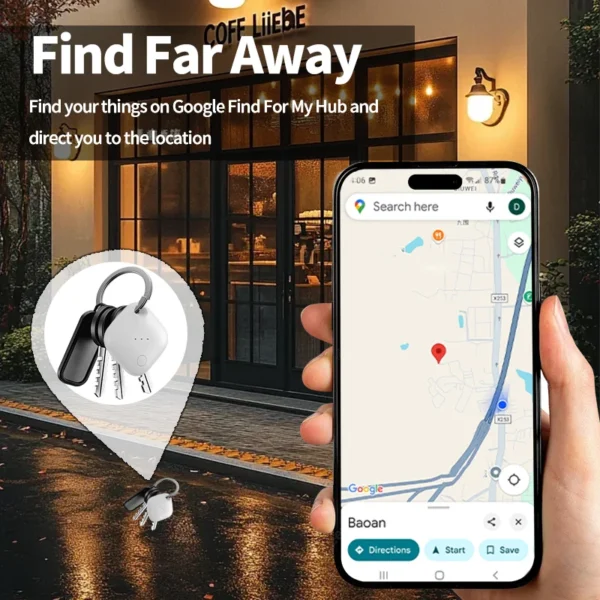 IP67 Waterproof Precise Positioning Tracker Far Away Finder for Android Google 5